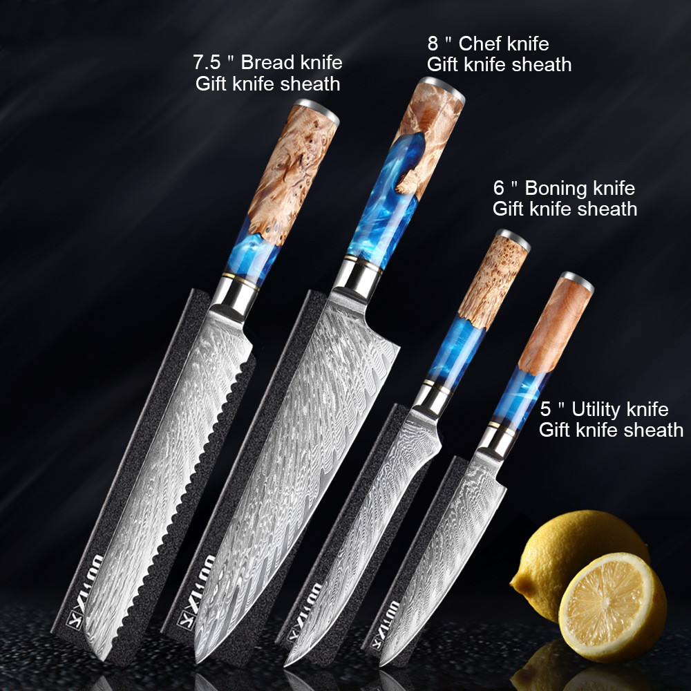 Kitchen Knife Set Chef's Knife Meat Chopping Knife - Image 3